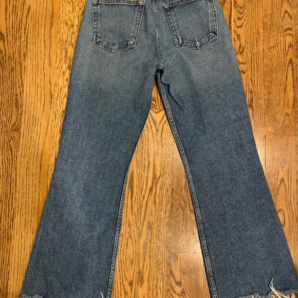 Reformation Wide Leg Crop Denim - Picture 3 of 4